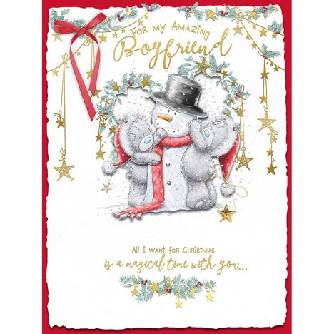 Boyfriend Me to You Bear Luxury Boxed Christmas Card Extra Image 1